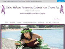 Tablet Screenshot of halaumakana.com
